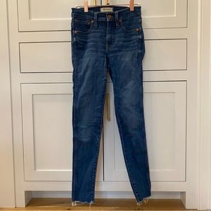 Madewell high rise skinny Jean size 24